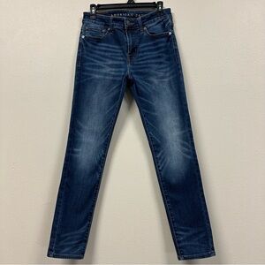 American Eagle Outfitters Blue Slim Jeans Classic Style, Size 30x30